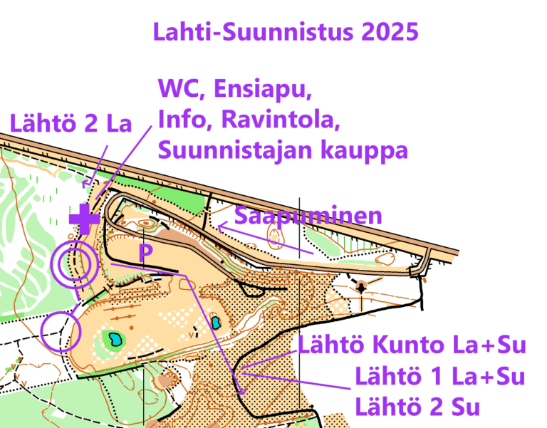Kilpailukeskuskartta Lahden Suunnistajat 37 Kilpailukeskuskartta Lahden Suunnistajat 37